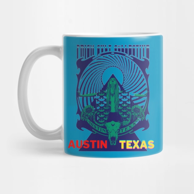 Vintage Austin Texas Prism Cult Collective by DocFinn